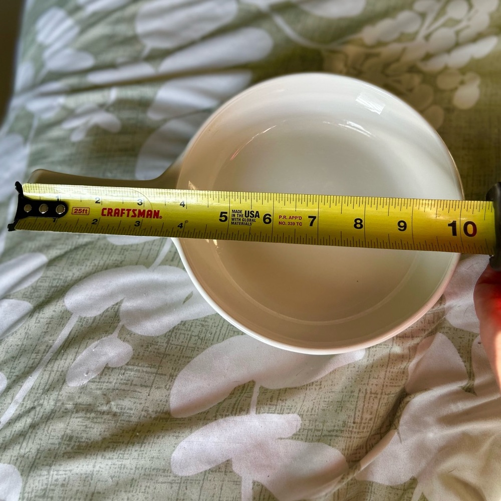 VTG Vegetable Ceramic Skillet Cottagecore Farmhouse "Le Persil" French Kitchen - Picture 8 of 8